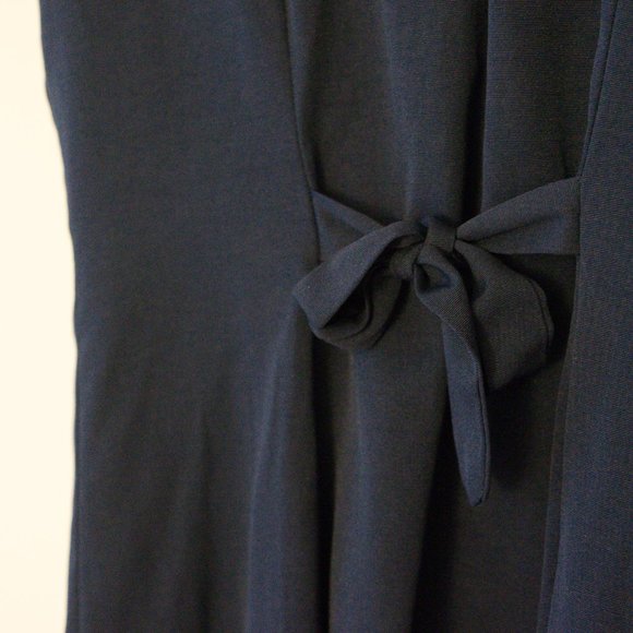 Authentic Vintage Vittoria Virini Navy Dress - Picture 6 of 10